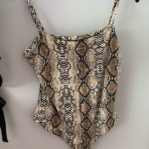 Princess Polly Snakeskin body suit